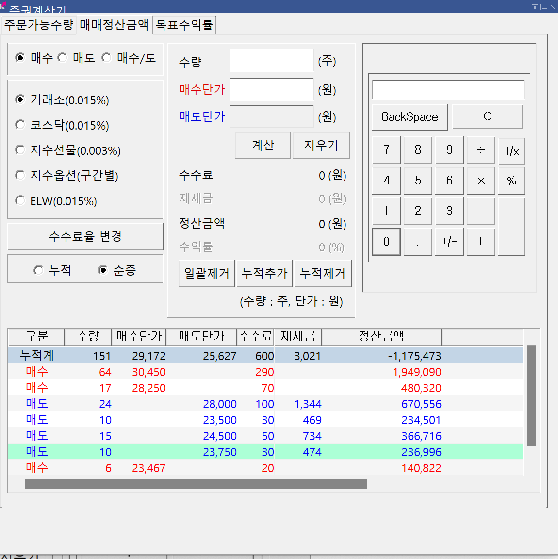 주식 물타기 계산기