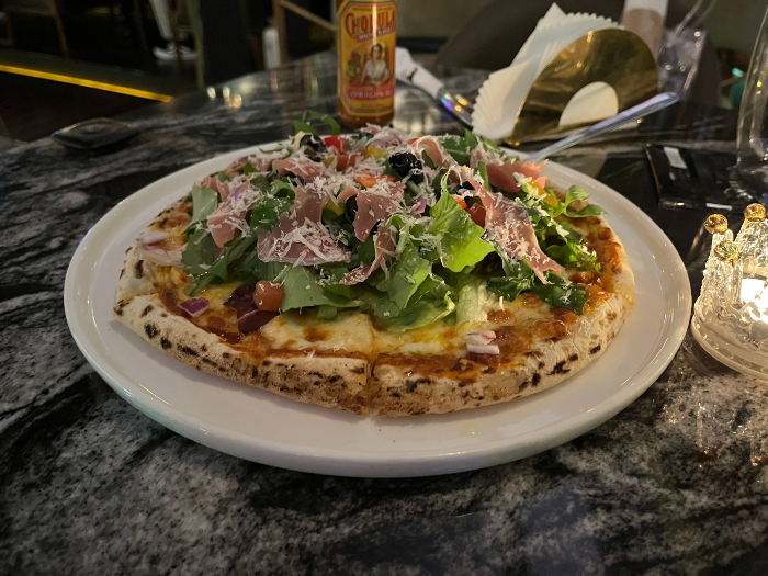 루꼴라 피자의 비주얼