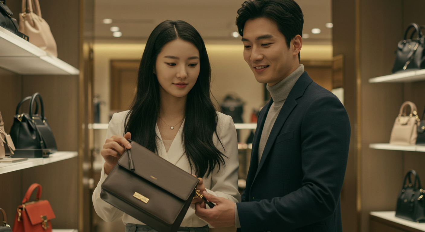 연령별 남성가방