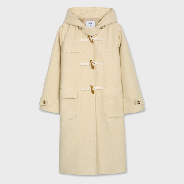 미쏘 후드형 더플 롱코트 MIWJHC216G