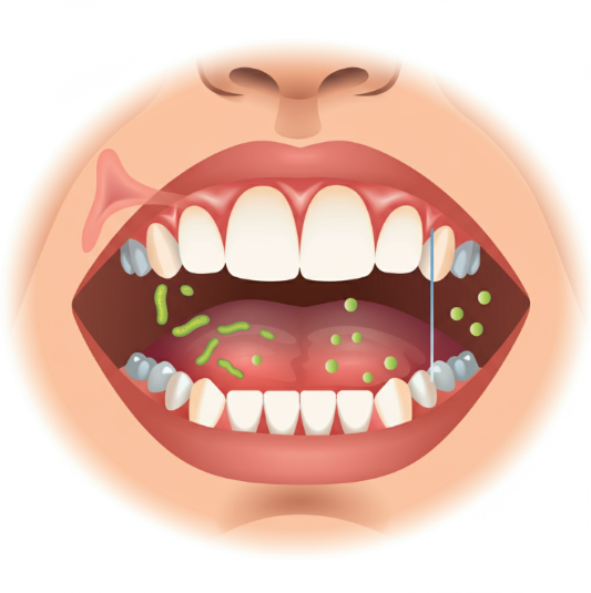 불쾌한 구취(입 냄새)