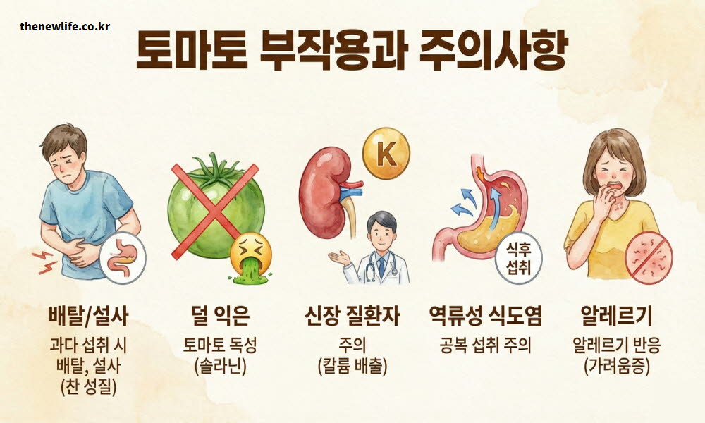 토마토 효능 부작용