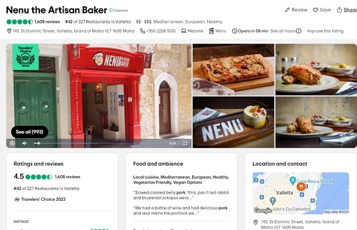 몰타식당 Nenu The Artisan Baker