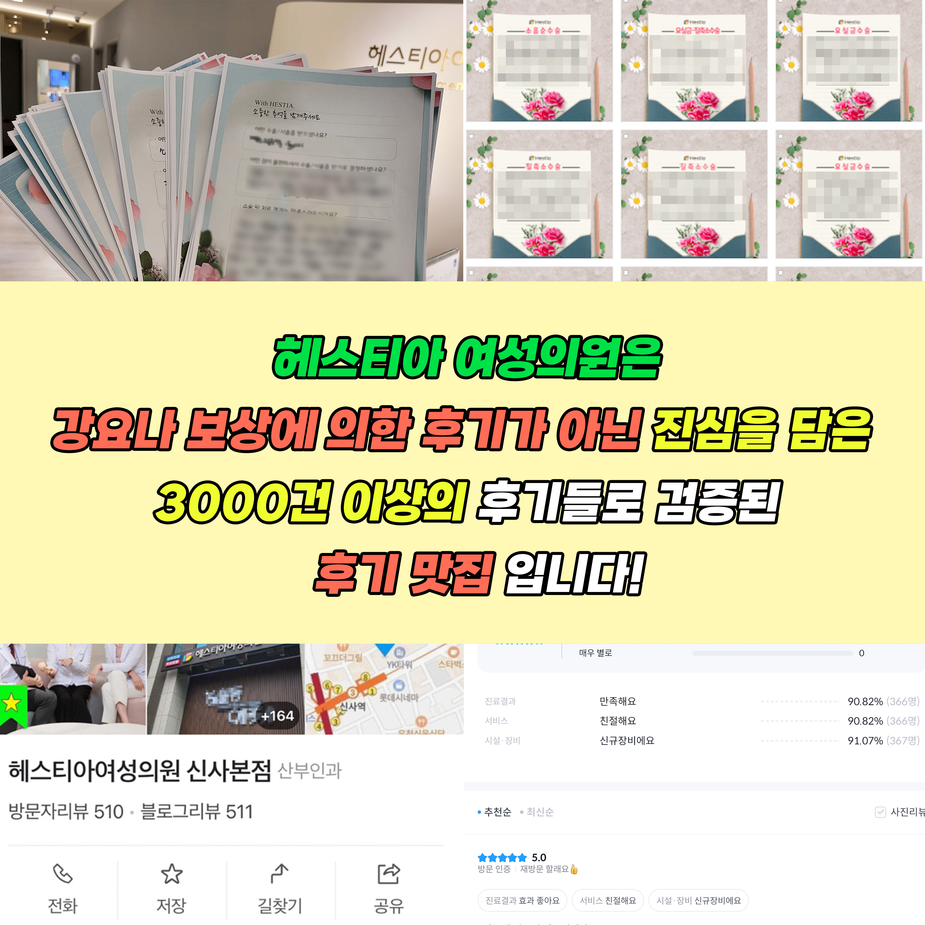헤스티아여성의원 진심을 담은 3000건 이상의 후기들로 검증된 후기 맛집