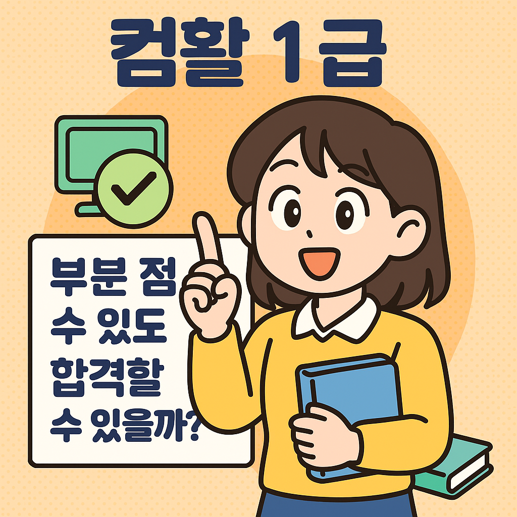 컴활 1급, 부분 점수 있어도 합격할 수 있을까?