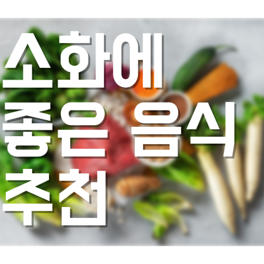 소화에 좋은 음식 추천