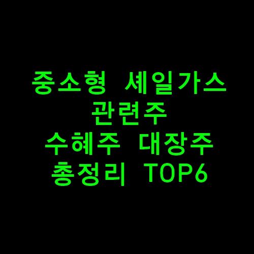 셰일가스관련주총정리