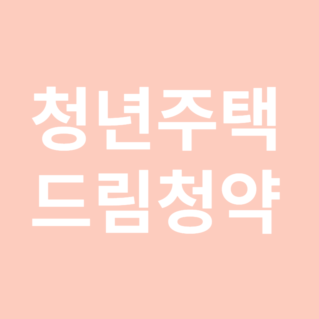 청년주택드림청약