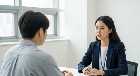 청년 일자리 지원 센터 모습