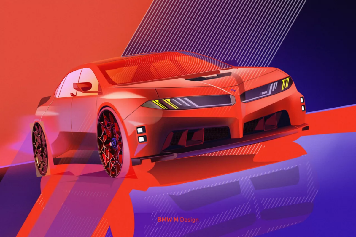 BMW M 콘셉트 노이어 클라쎄 공식 디자인 스케치