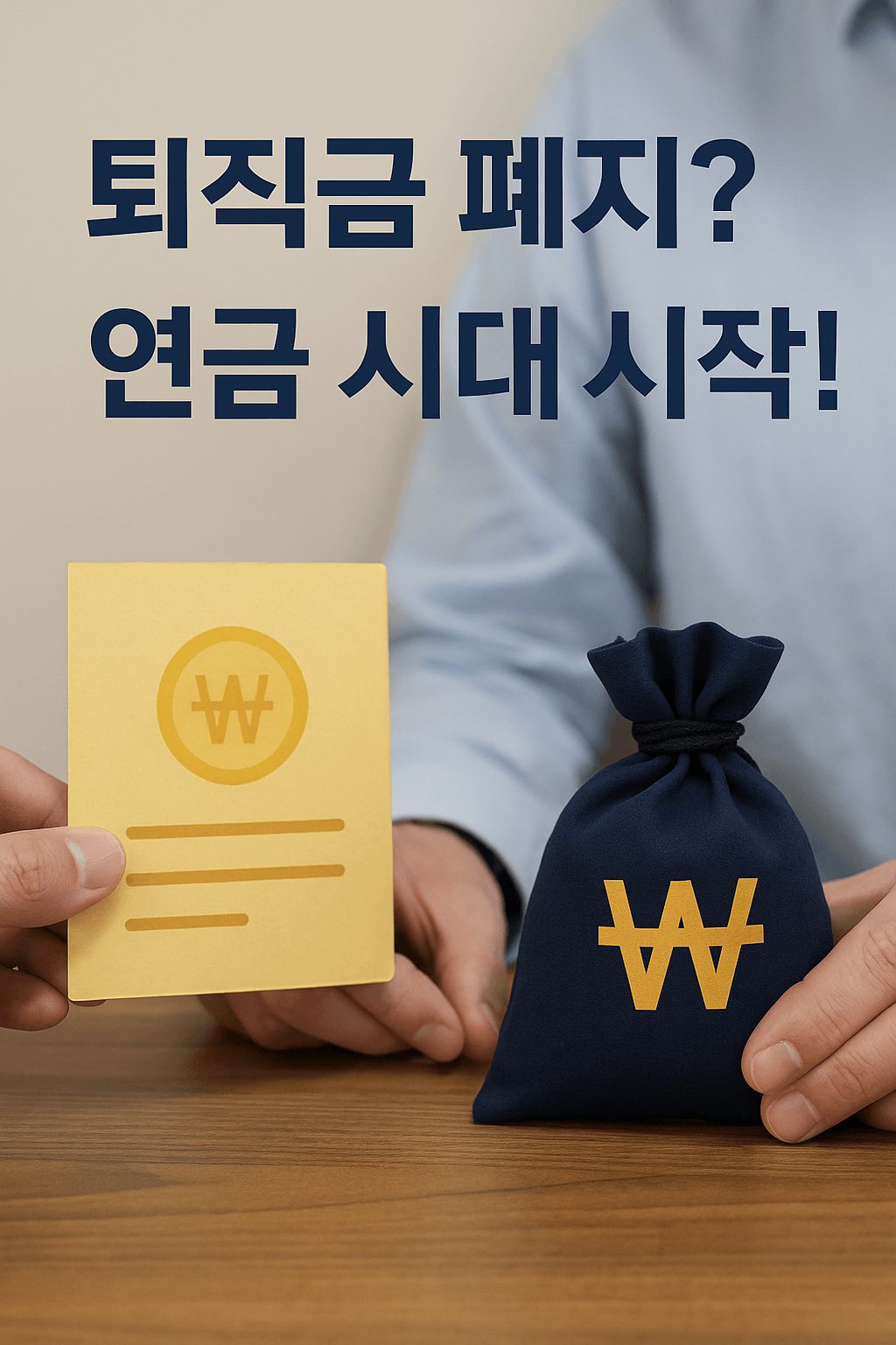 퇴직연금 의무화 전환