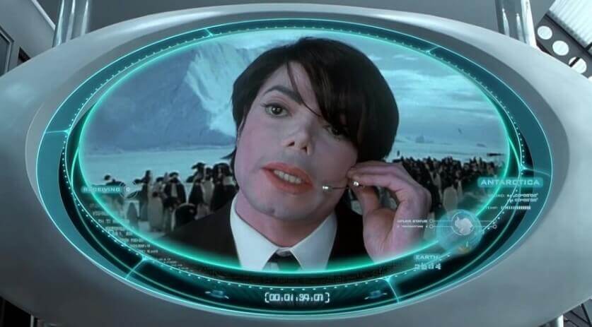 마이클 잭슨 나오는 장면