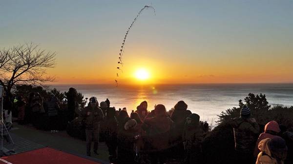 영덕 강구 삼사해상공원 일출