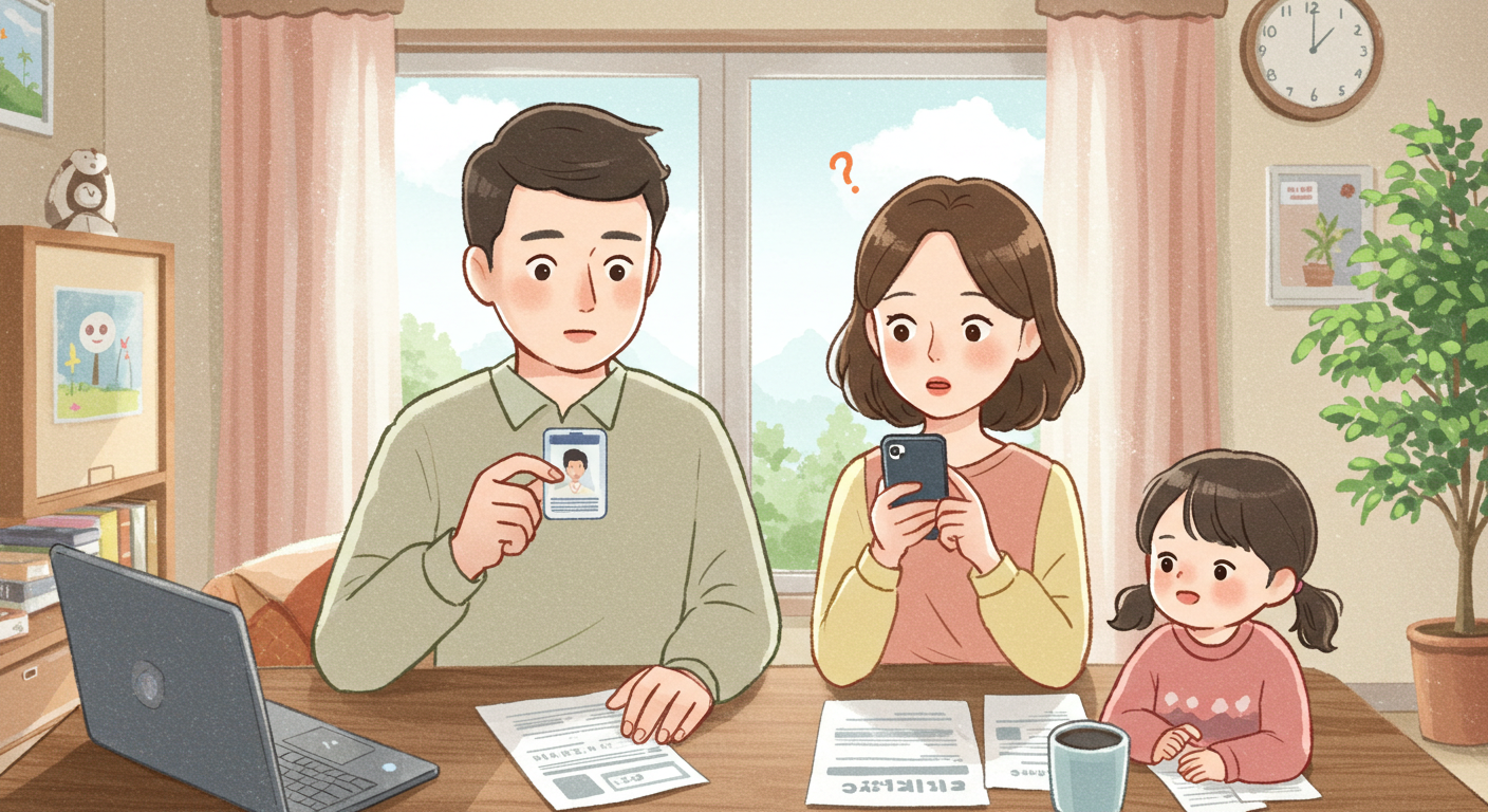 환급 대상 여부를 확인하는 가족