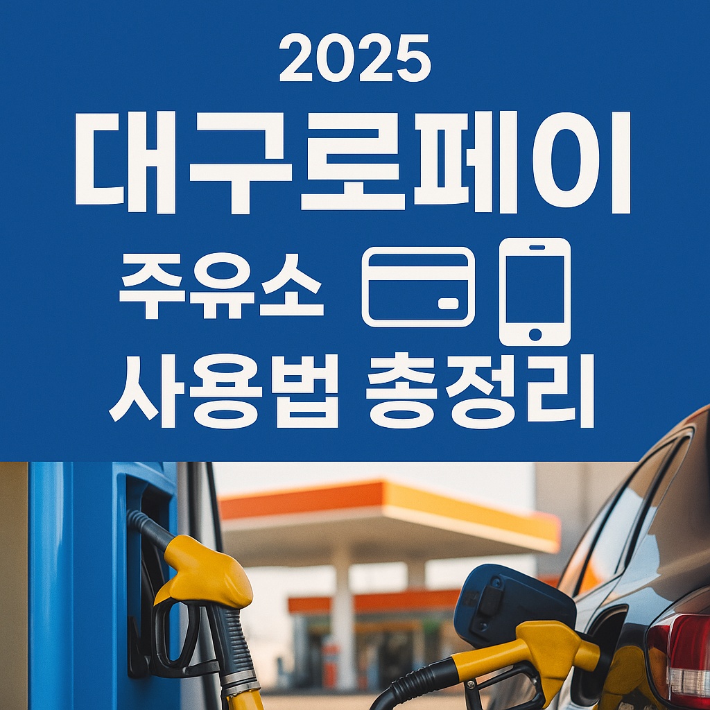 대구로페이 주유소 사용법 (2025)|가맹 주유소 찾기·결제 방법·꿀팁 총정리