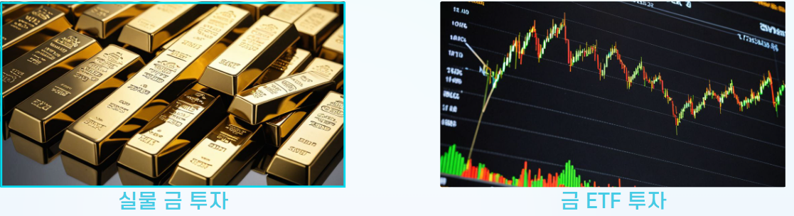 실물 금 vs. 금 ETF