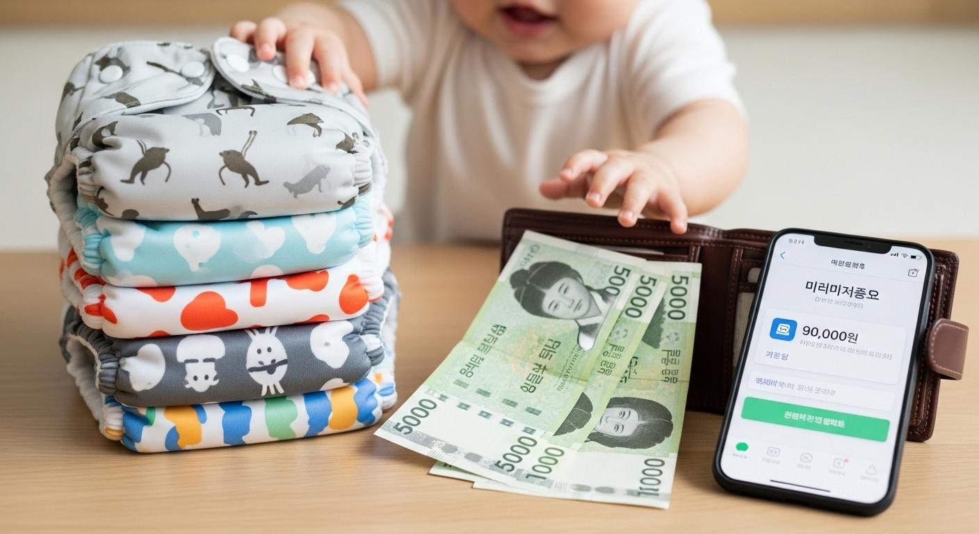 기저귀 9만원 지원