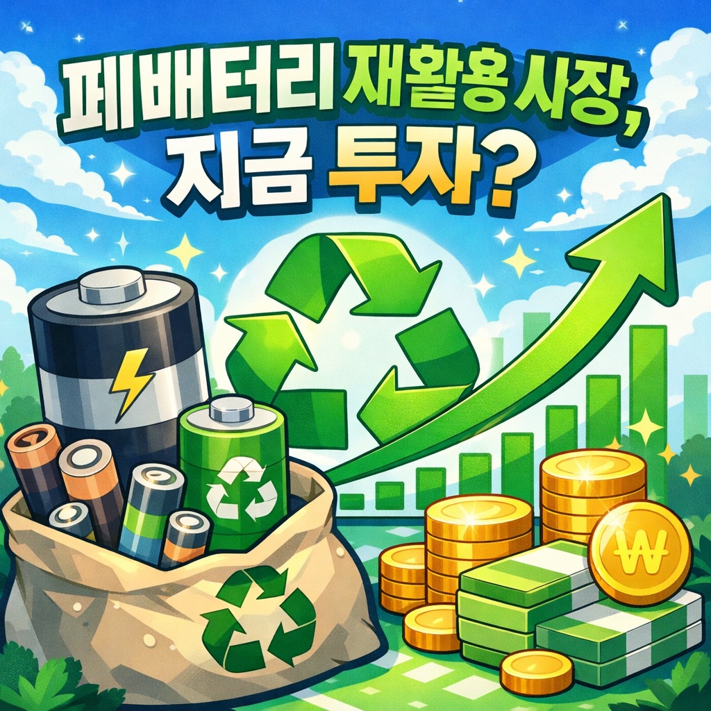 폐배터리 재활용 시장, 지금 투자해도 될까?