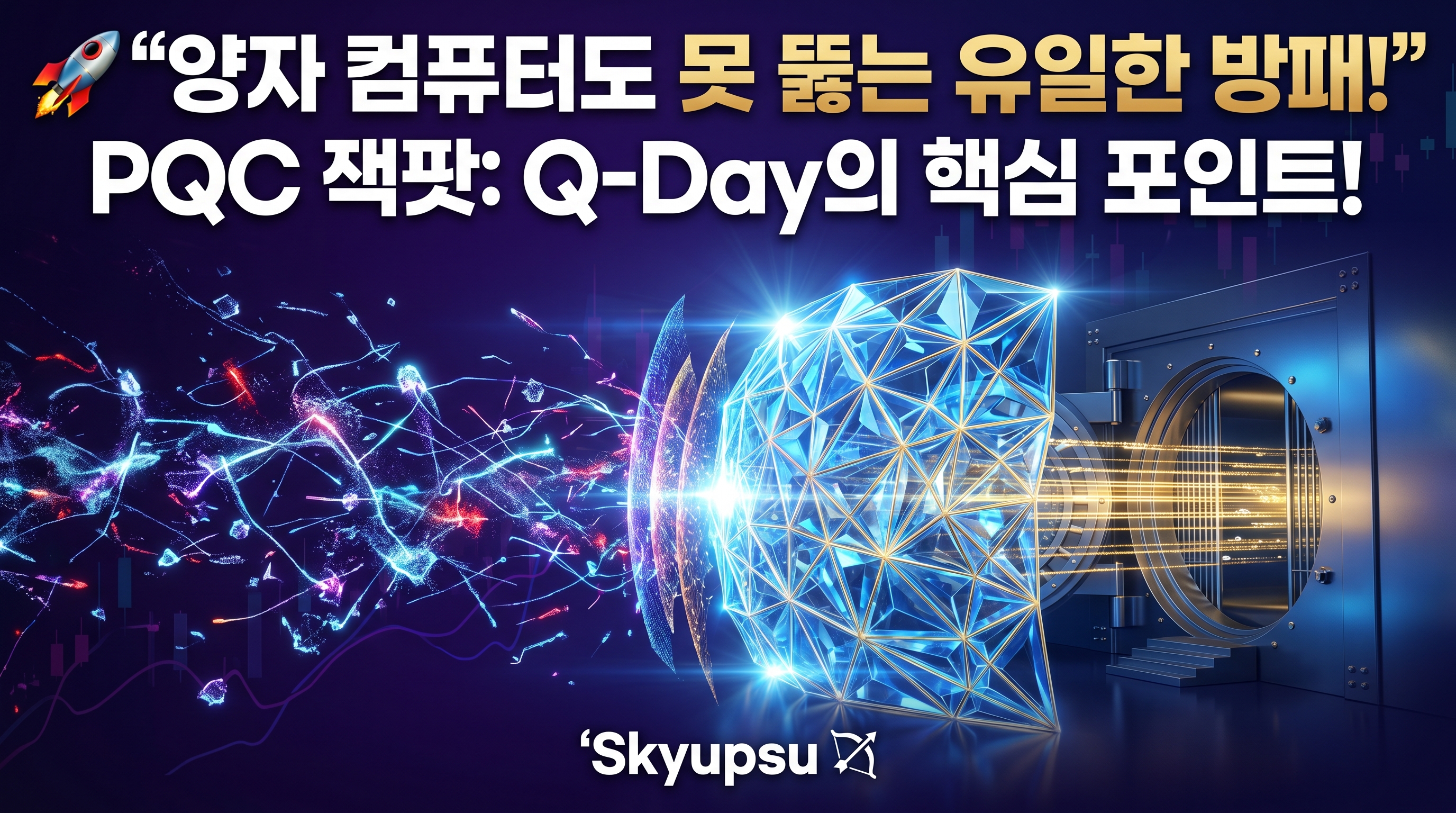 양자 컴퓨터가 뚫지 못하는 유일한 방패! PQC 잭팟 Q-Day의 맥점!