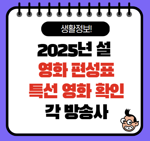 설 명절 특선 영화 편성표, 특선 영화 소개 (2025년)