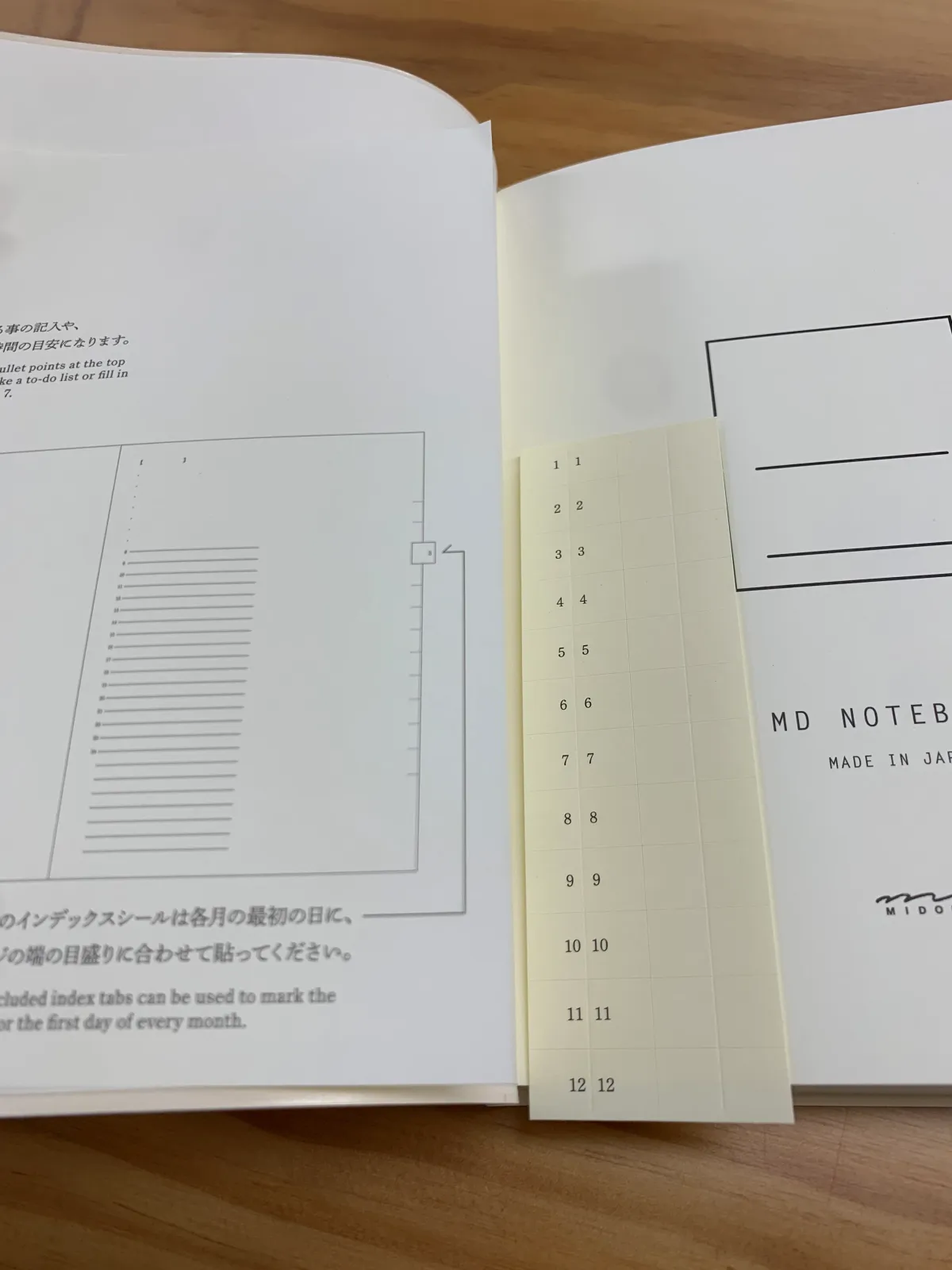 미도리다이어리-첫페이지-펼친-모습