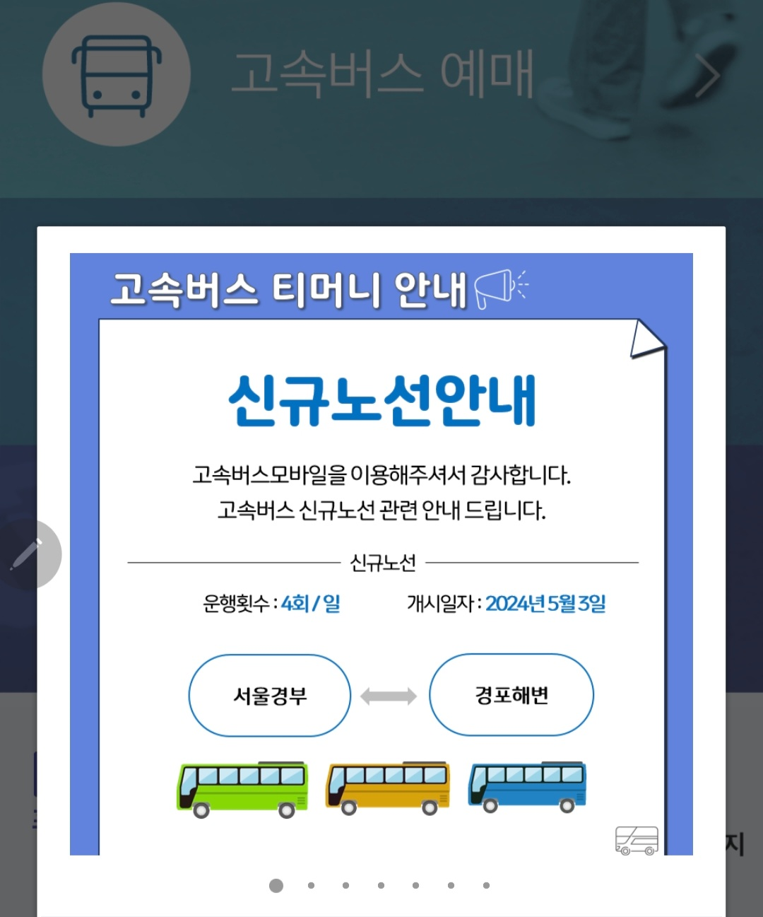 경포해변 고속버스 예매