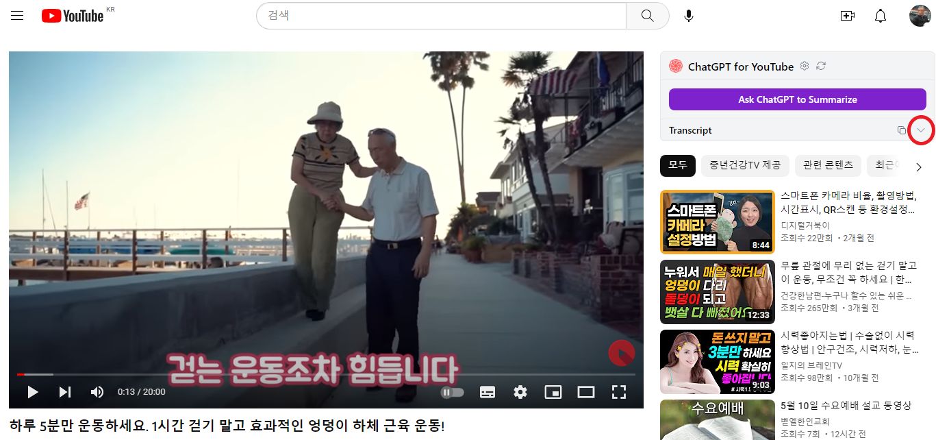 유튜브 글 퍼오기