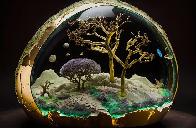 바이오 필리아 연상 그림