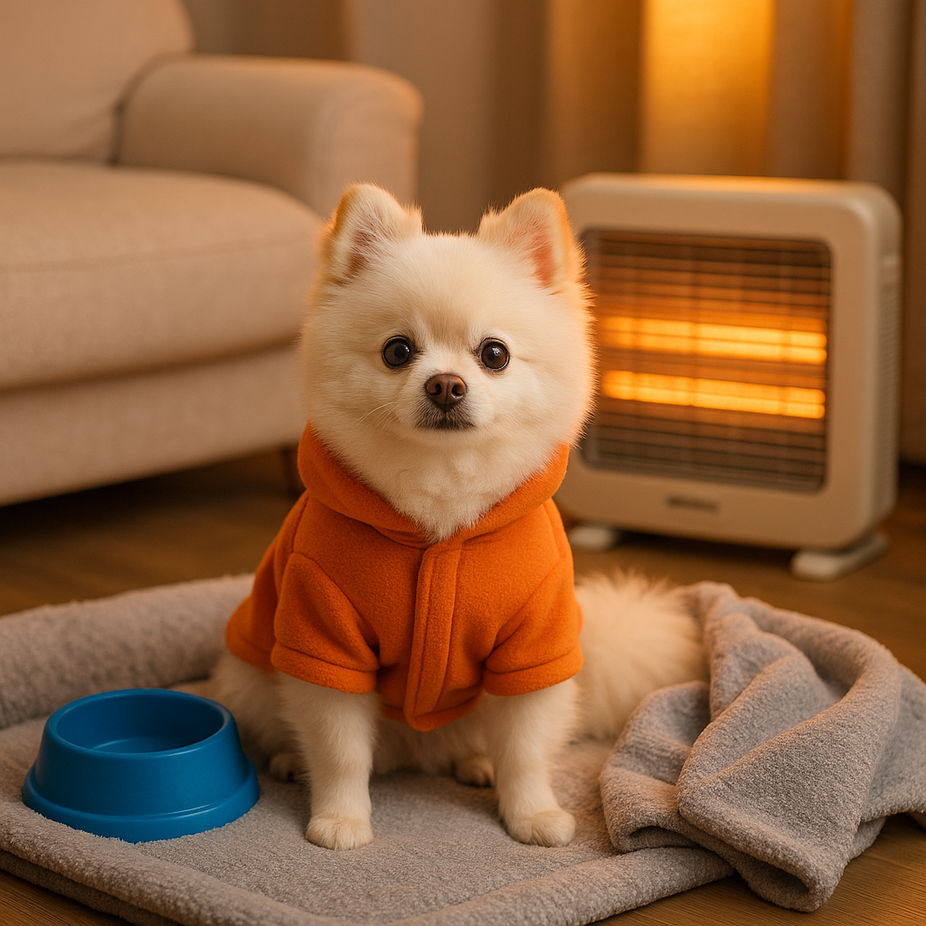 강아지 미용 후 체온 유지와 감기예방 요령 사진