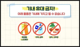 비행기 탑승시 금지물품 총정리 (3)