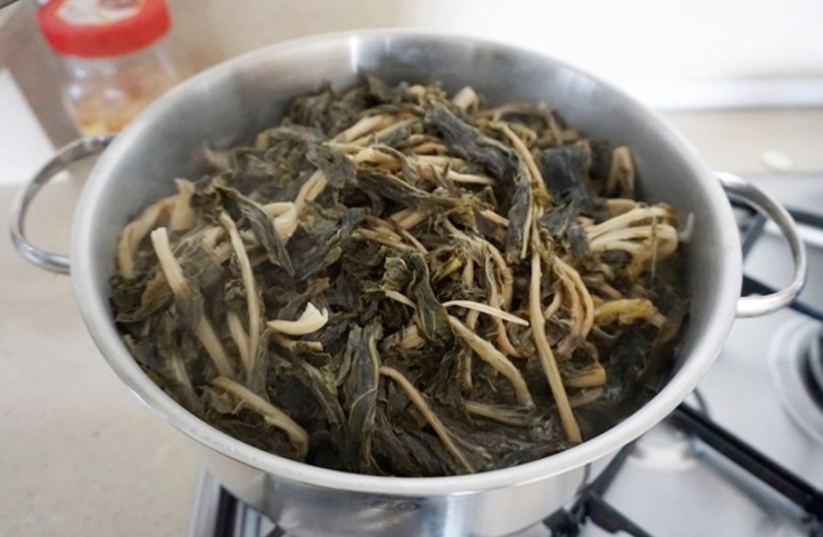 말린 무청 삶는법 시래기 보관법