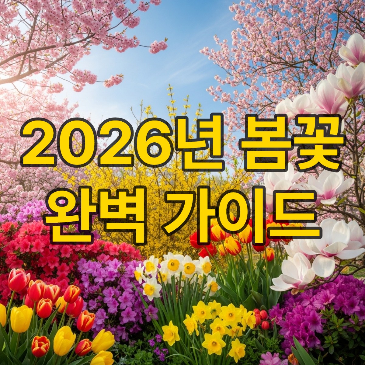 봄에 피는 꽃 종류