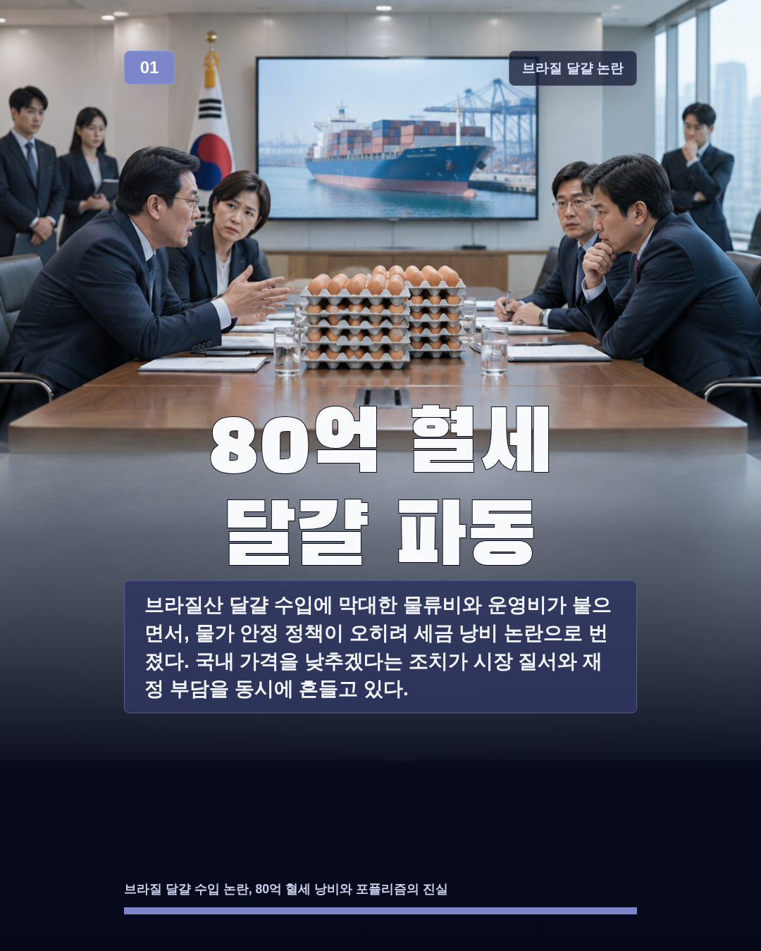 80억 혈세 달걀 파동