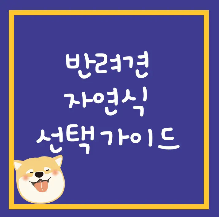 강아지-자연식-가이드