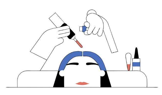 눈썹문신 하는 전과정