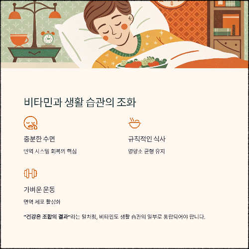 면역력 높이는 최강 비타민 조합, 과학이 증명한 진실