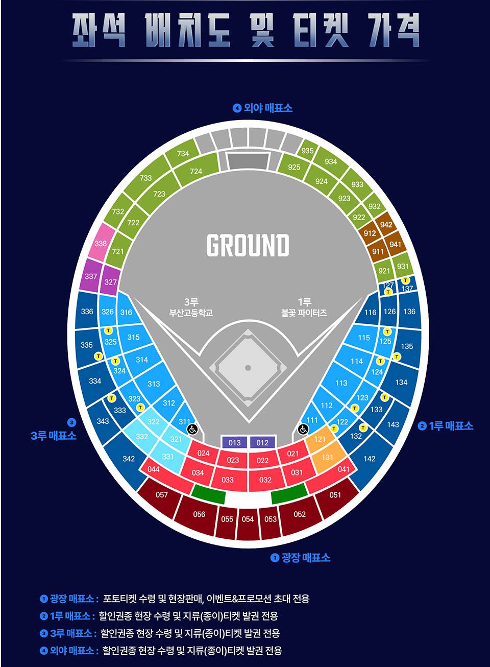 불꽃야구 티켓팅 사직야구장