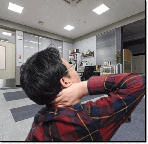 뒷골 땡기는 남자