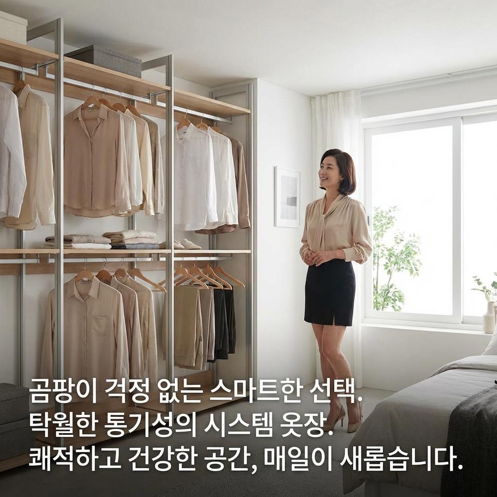 붙박이장 말고 시스템 옷장 선택해야 하는 이유