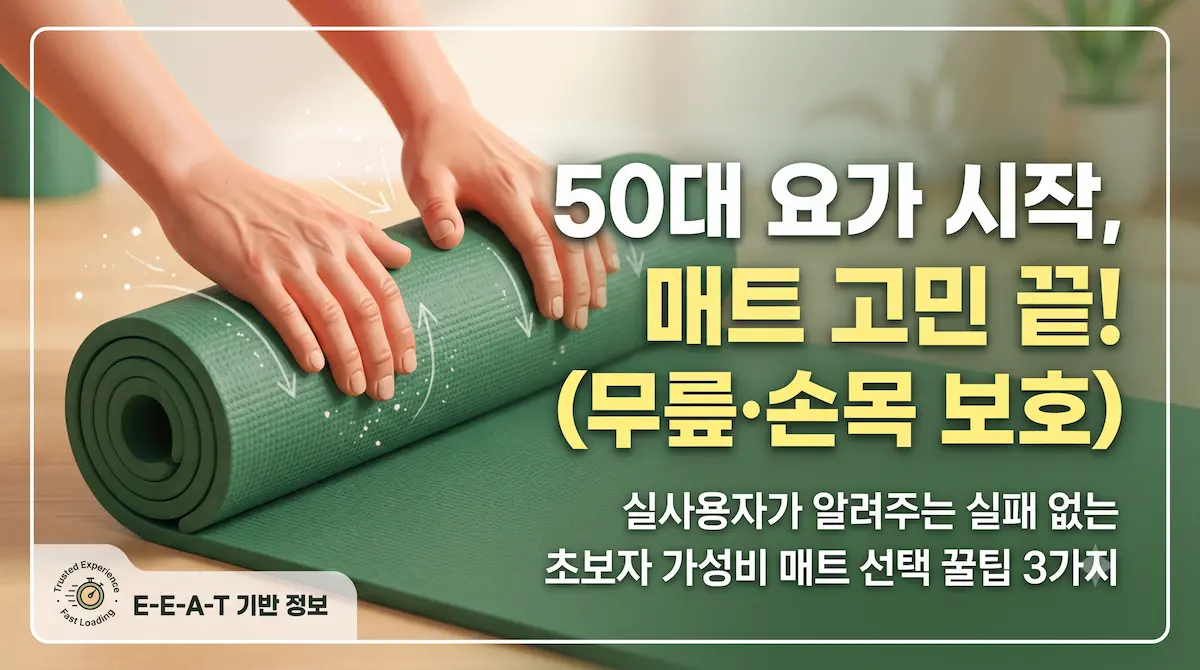 내 몸을 지키는 요가 매트 고르는 법