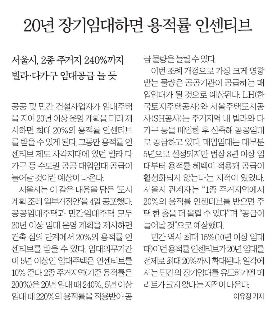 10월 5일 목 경제뉴스 부동산뉴스 신문스크랩