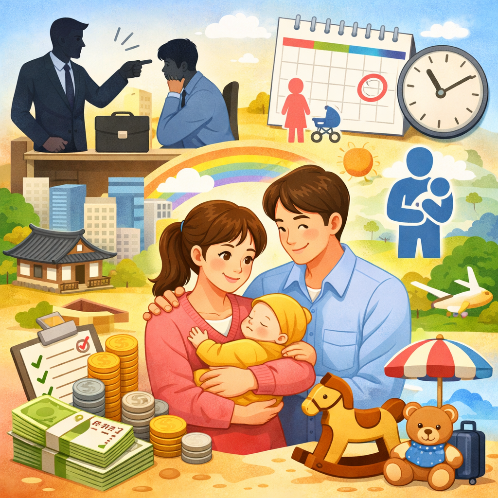 2026년 육아휴직 총정리|신청방법·수당·회사 거부 시 대처법까지 한눈에 관련 사진