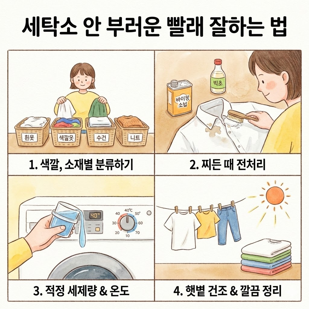 세탁소 안 부러운 빨래 잘하는 법