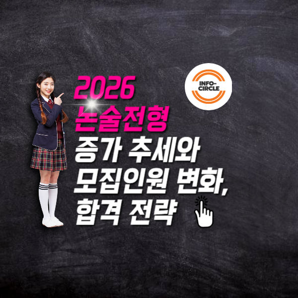 2026 논술전형 증가 추세와 모집인원 변화, 합격 전략