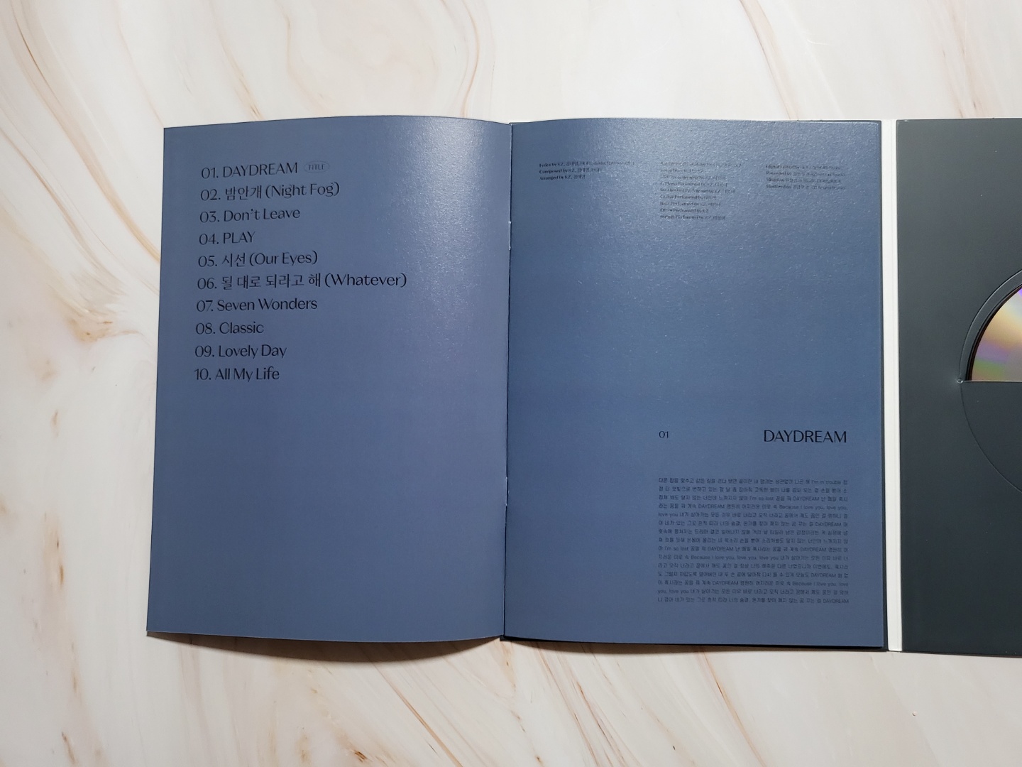 Before_the_Dream_가사집