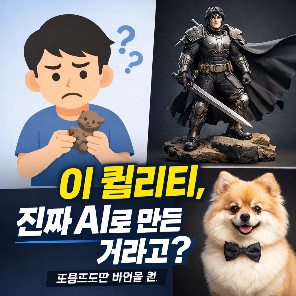 똥손도 가능한 챗지피티 그림 그리기, 고퀄리티 3D 피규어