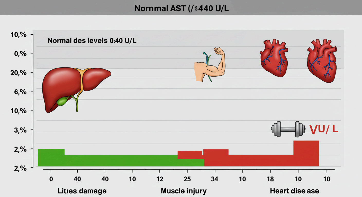 AST 수치와 AST 수치가 높으면 어떤 질환이 의심될까요?