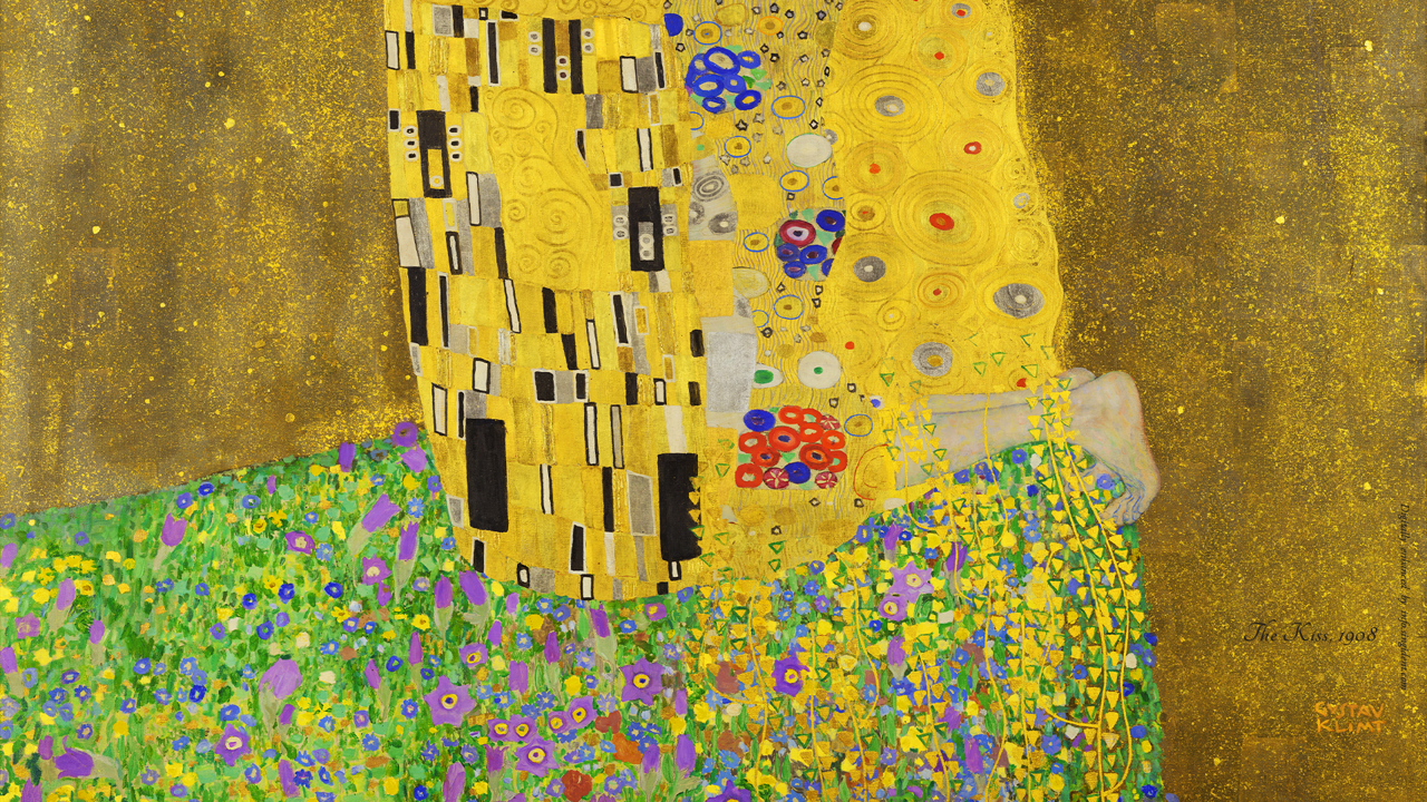 12 클림트 키스 문양 C - Gustav Klimt 클림트배경화면