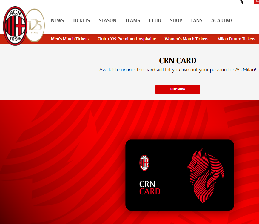 AC밀란 경기 티켓 공식 사이트 멤버십 가입하기
