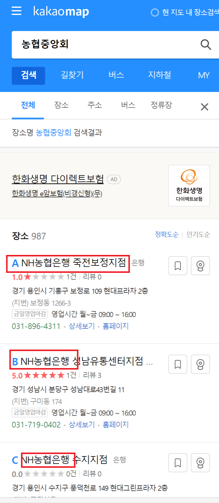 농협중앙회&amp;#44; 단위농협 차이 및 구분방법